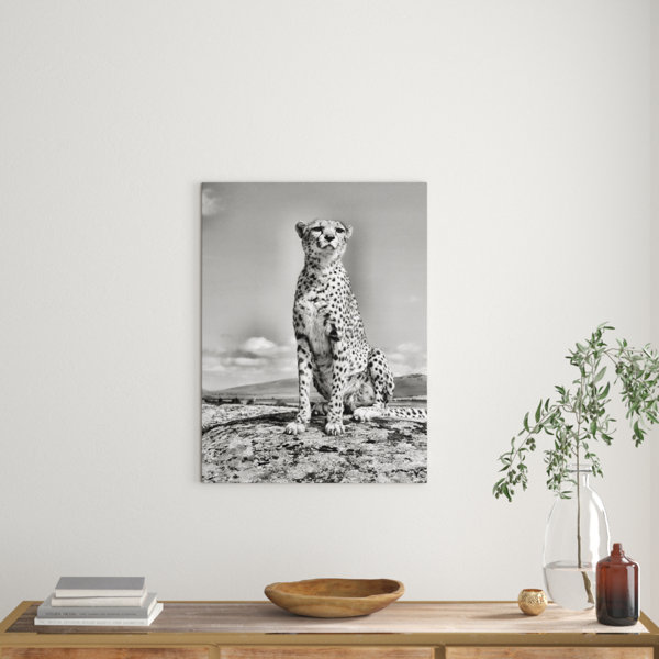East Urban Home Leinwandbild Wachsamer Gepard | Wayfair.de